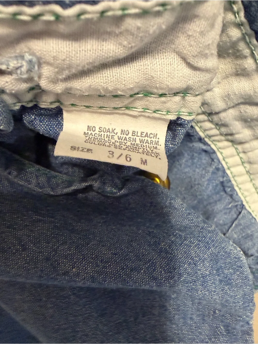 Vintage Oshkosh baby short overalls 100% Cotton